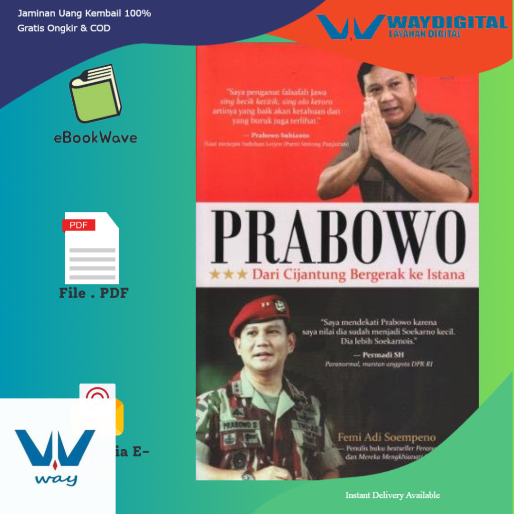 

Prabowo Dari Cijantung Bergerak ke Istana Book BEST SELLER (Bahasa Indonesia)