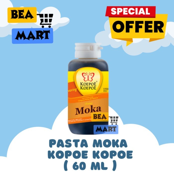 

Koepoe Koepoe Pasta MOKA 60ml | Perasa Perisa Makanan Minuman Kupu Kupu Moca Mocca 60ml