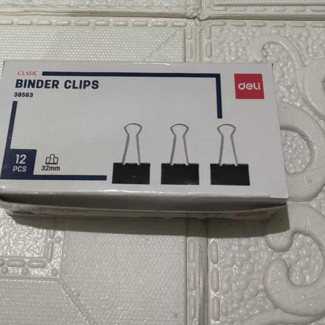 

DELI BINDER CLIP 32mm 38563(155)