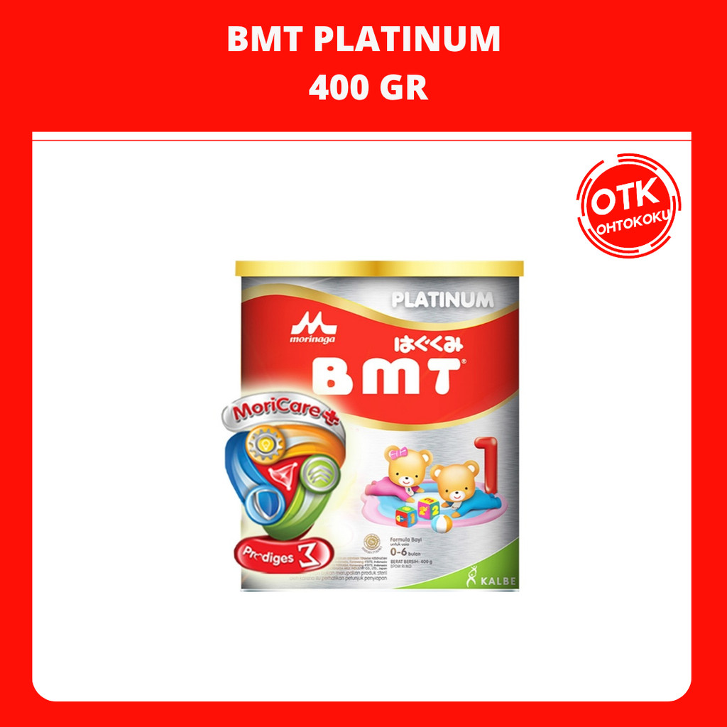 

Morinaga BMT Platinum Moricare 400 GR Susu Formula Bayi 0-6 Bulan