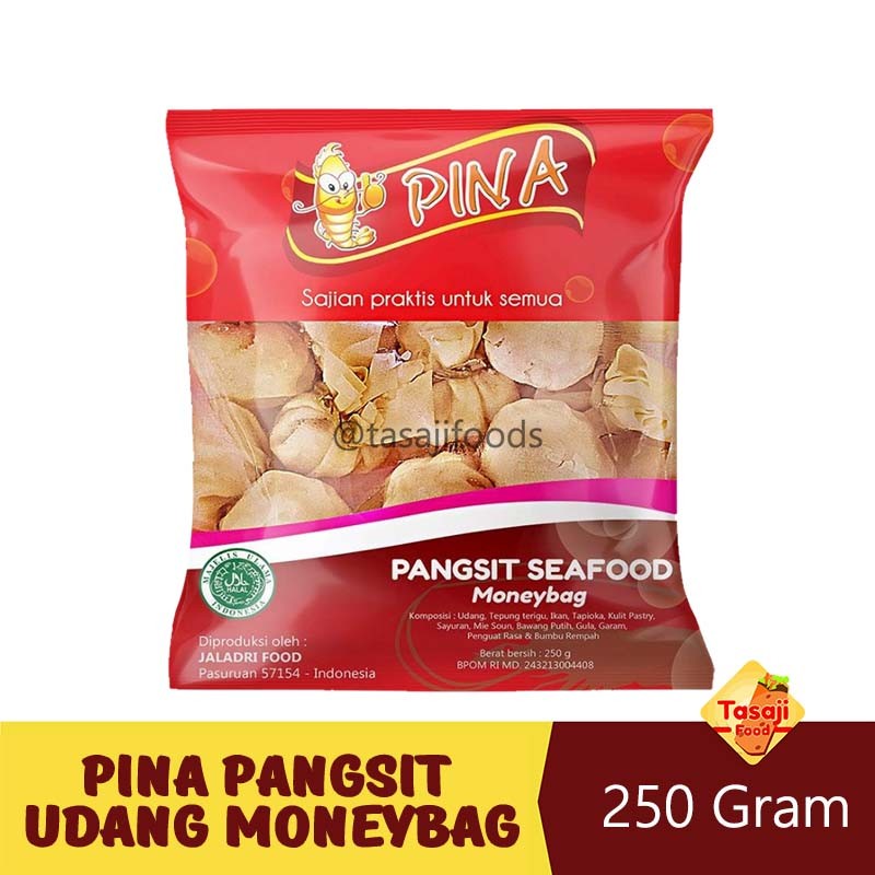 

Pina Pangsit Udang Seafood 250 Gram Moneybag