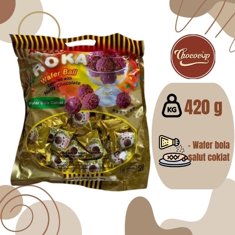 

APOLLO ROKA BAG WAFER BULAT SALUT COKLAT DENGAN KACANG || PUSAT GROSIR CEMILAN SNACK DAN COKLAT KILOAN ORIGNAL || GROSIR SNACK DAN COKLAT ORIGINAL II LEBARAN 2024