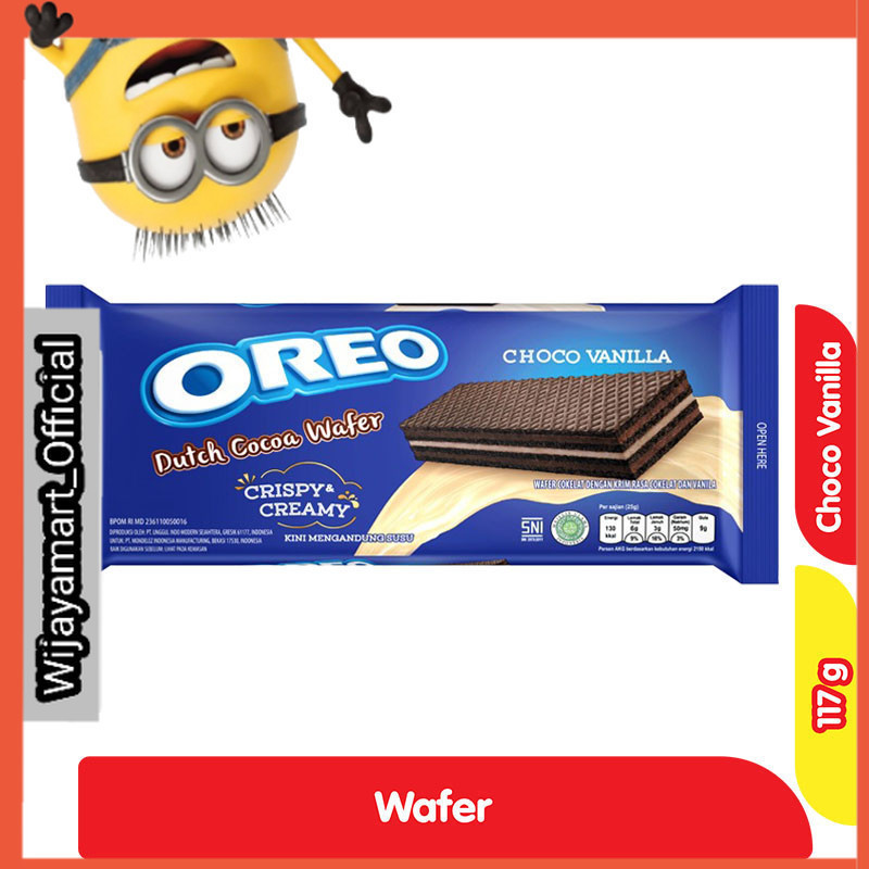 

Oreo Dutch Cocoa Wafer Cokelat Vanila 117 g