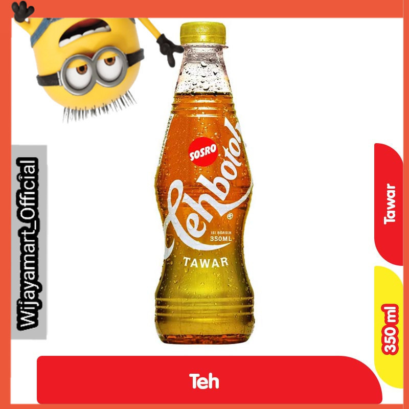 

Tehbotol Sosro Minuman Teh Tawar 350 ml