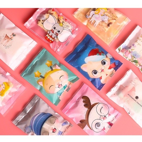 KaromahID 100pc Plastik Packing Cookies Nougat Nastar - Kemasan Sealer 5,5 x 8,5cm Lebaran / Idul Fi