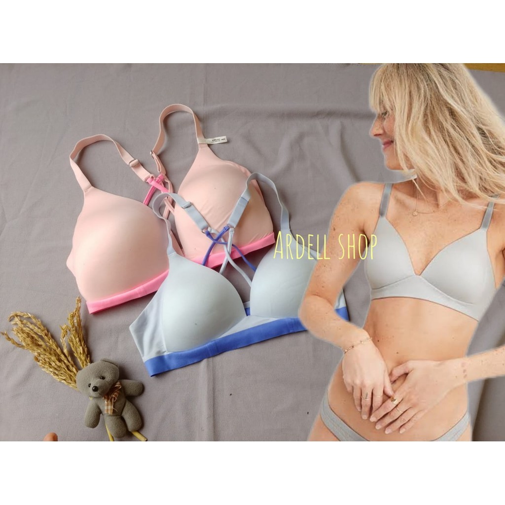 DA Aerie Sport Bra Wanita Tanpa Kawat Wireless Bikini Bralette 32C 38D 40C AWS