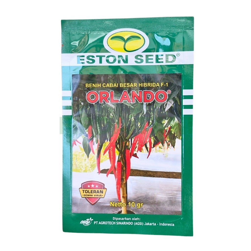 Cabe Besar Orlando F1 10gr Tahan Virus Original Pabrik Eston Seed