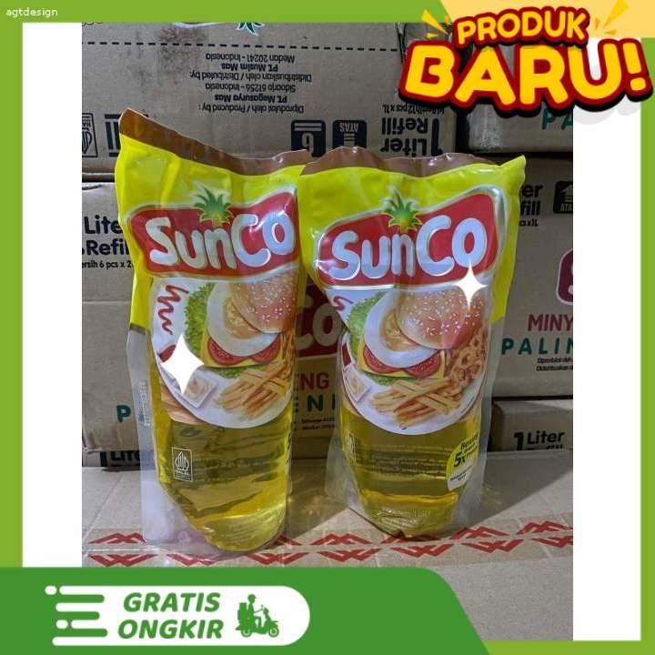 

PAKET MURAH 2 PCS Sunco Minyak Goreng Pouch 1L