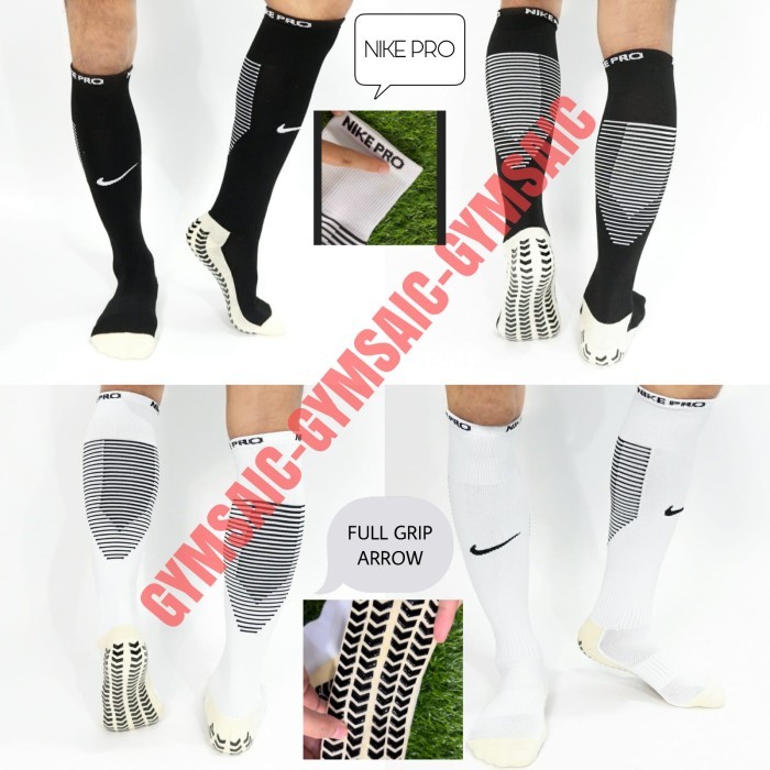[New Collection]Promo Best KAOS KAKI ANTI SLIP NIKE ARROW PANJANG - GRIP - KAOS KAKI BOLA FUTSAL - P
