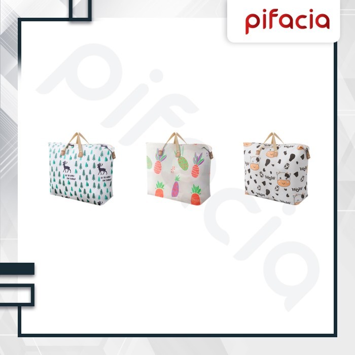New Product  Tas Travel Super Jumbo Motif Penyimpanan Baju Tas Jinjing Selimut Belanja Mudik Pindaha