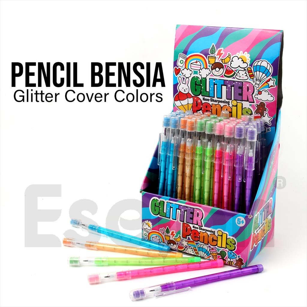 

Pensil Bensia Glitter 1010 / Pensil Bensia Susun warna warni