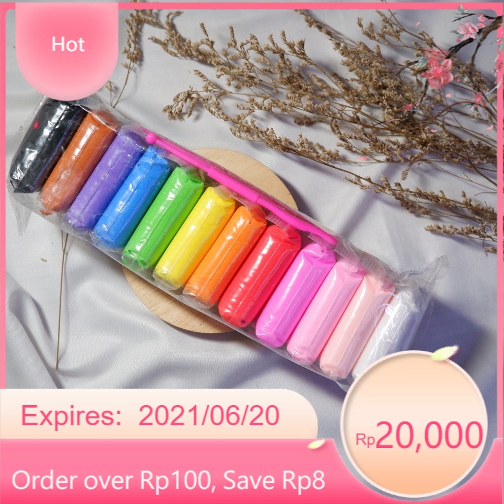 Terlaris Clay / Clay Mainan Isi 12 Warna / Clay isi 12