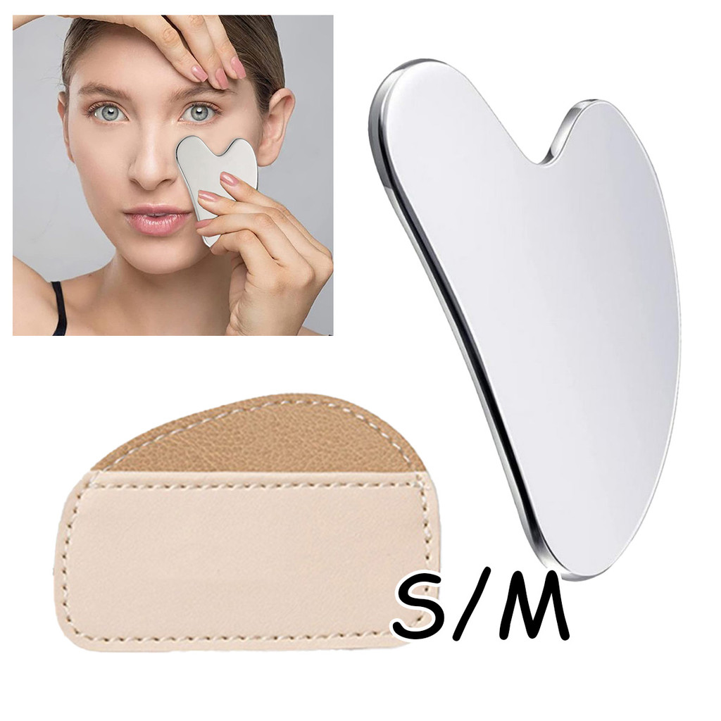 Gua Sha 304 Plat Stainless Steel Gua Sha Untuk Terapi Pijat Gua Sha Menghilangkan Kelelahan Leher