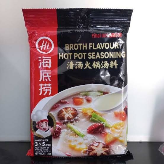 

Haidilao Hai Di Lao Broth Flavour Hot Pot Seasoning 110gr - Bumbu Kaldu Penyedap Rasa - Malaysia