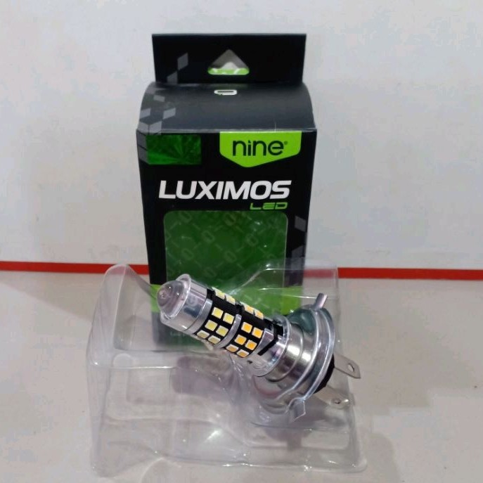 Bohlam Lampu Depan H4 LED LASER 2warna ori LUMINOS