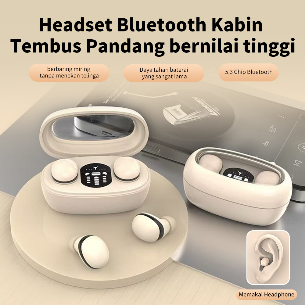 Sports Sleep Earphones Long Range TWS Stereo Wireless Bluetooth