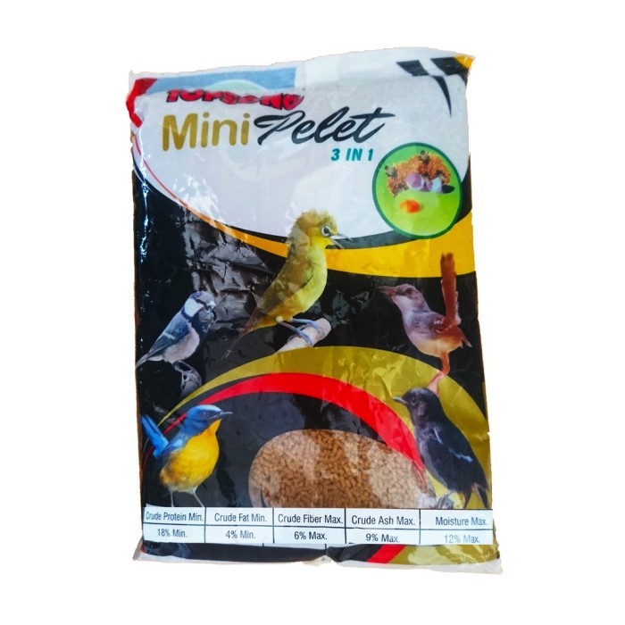 TOPSONG TOP SONG MINI PELET PAKAN BURUNG KECIL PLECI CIBLEK GLATIK TLEDEKAN GUNUNG DECU DLL - Romees