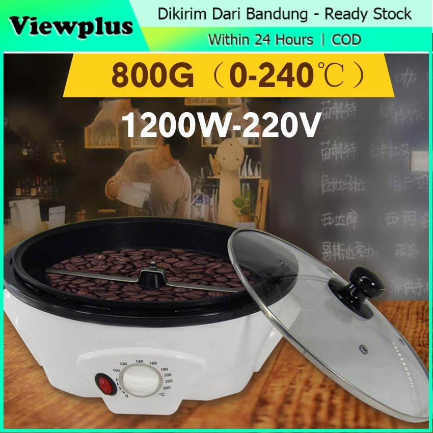 Coffee Roaster Elektric Otomatis • Alat Roasting Kopi • Alat Sangrai Kopi • Roaster Kopi • MANUAL 80