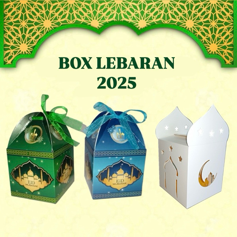 

Sasa Box Lebaran 2025 / Box Permen Idul Ditri - Toples Hampers Gift Box Parcel Candy Toples Dus Jinjing Toples Kue Kering Motif Lebaran Hampers Box Hampers Lebaran Kotak Eid Mubarak Ramadan Kareem Hari Raya Murah Ready Stock