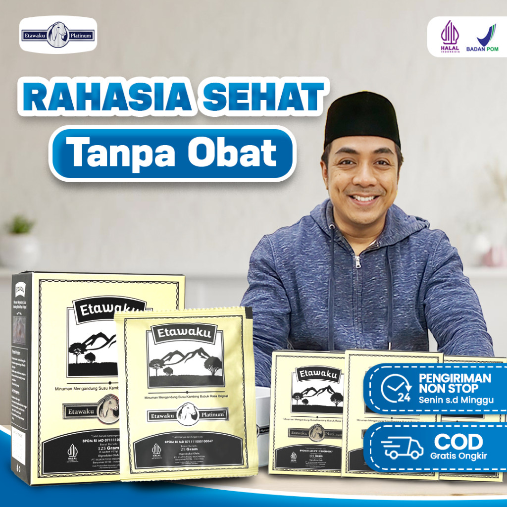 

Etawaku Platinum Sachet : Mengurangi Gejala Pernafasan dan Memperkuat Imun