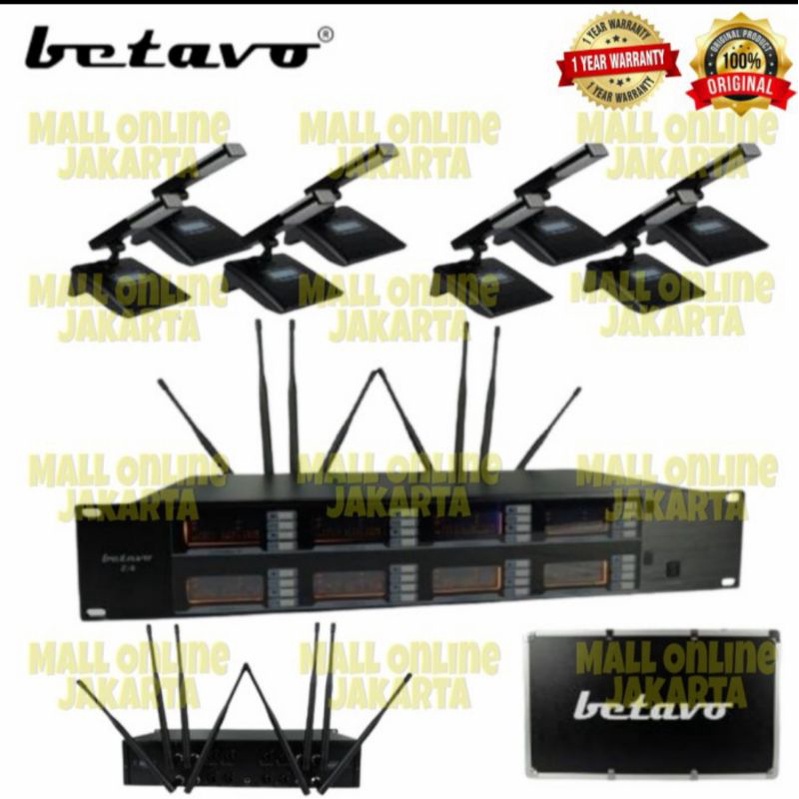 Mic Meja Wireless Betavo Z8 Podium meeting conference Z 8 Original