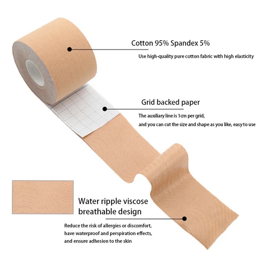 Kinesiology Tape theraphy Tapping Kinesiology Original Therapy Perban Elastis Taping Jari Tangan