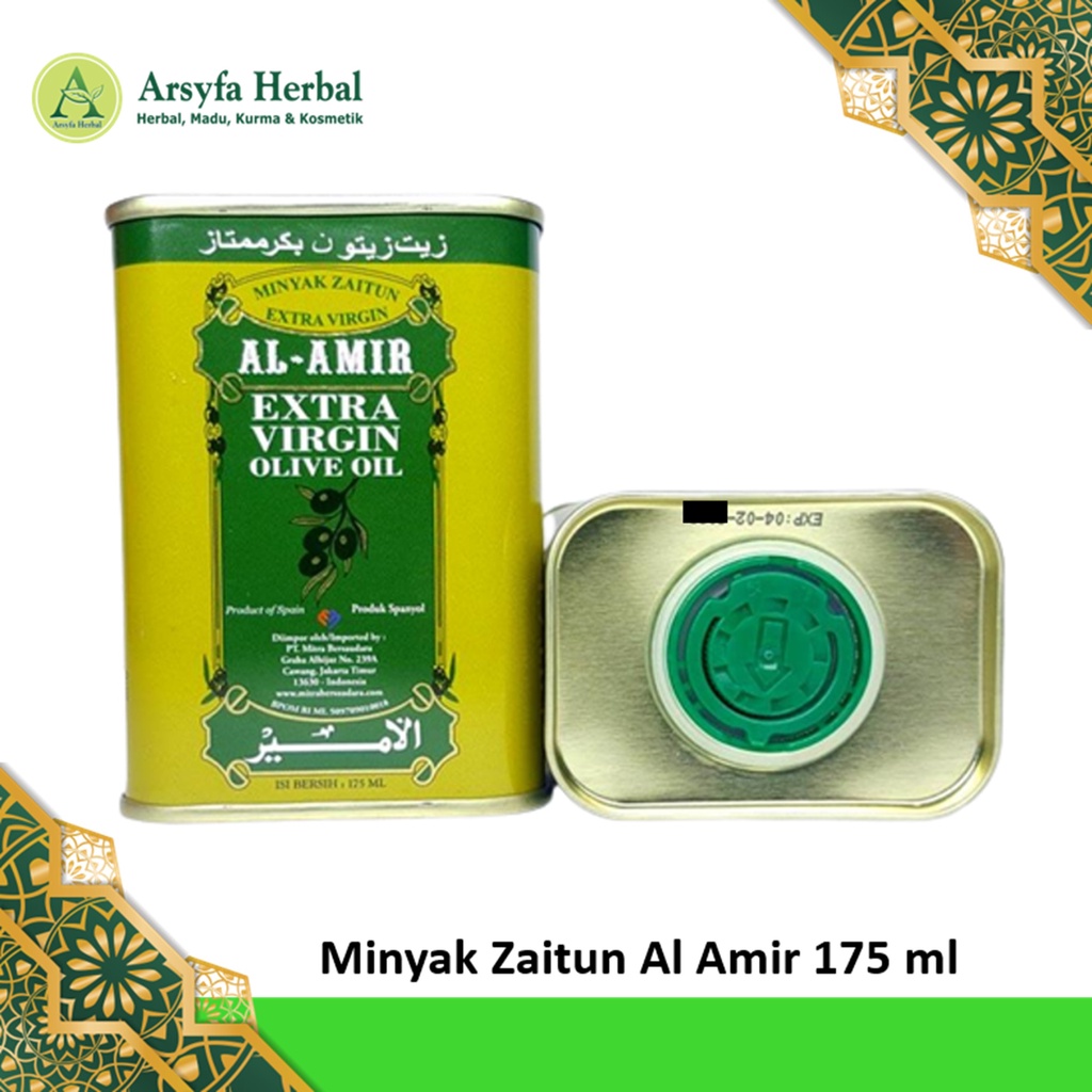 

[COD] MINYAK ZAITUN AL AMIR KEMASAN KALENG 175 ML EXTRA VIRGIN OLIVE OIL