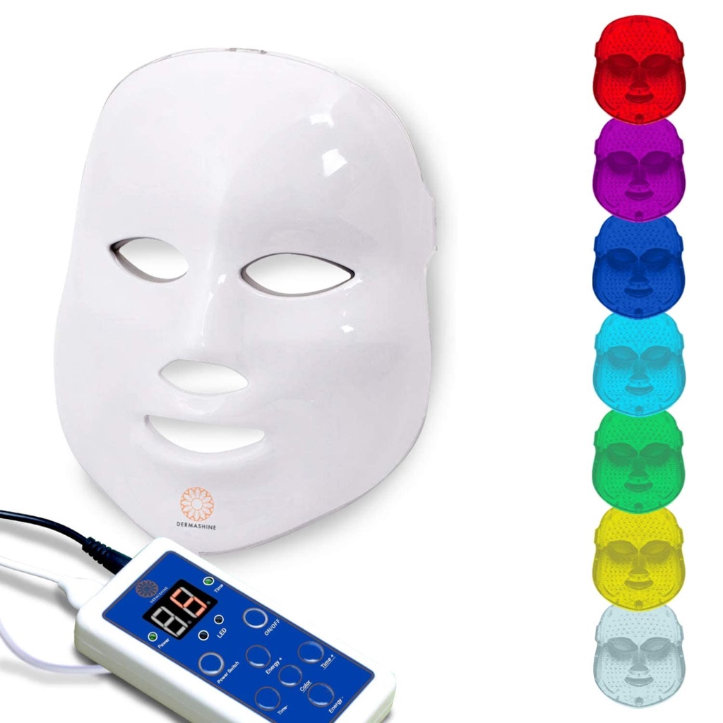 LED FACE MASK/ MASKER TOPENG /MASKER SINAR TOPENG/ MASKER TOPENG/ PDT LED LIGHT THERAPY FACE NECK