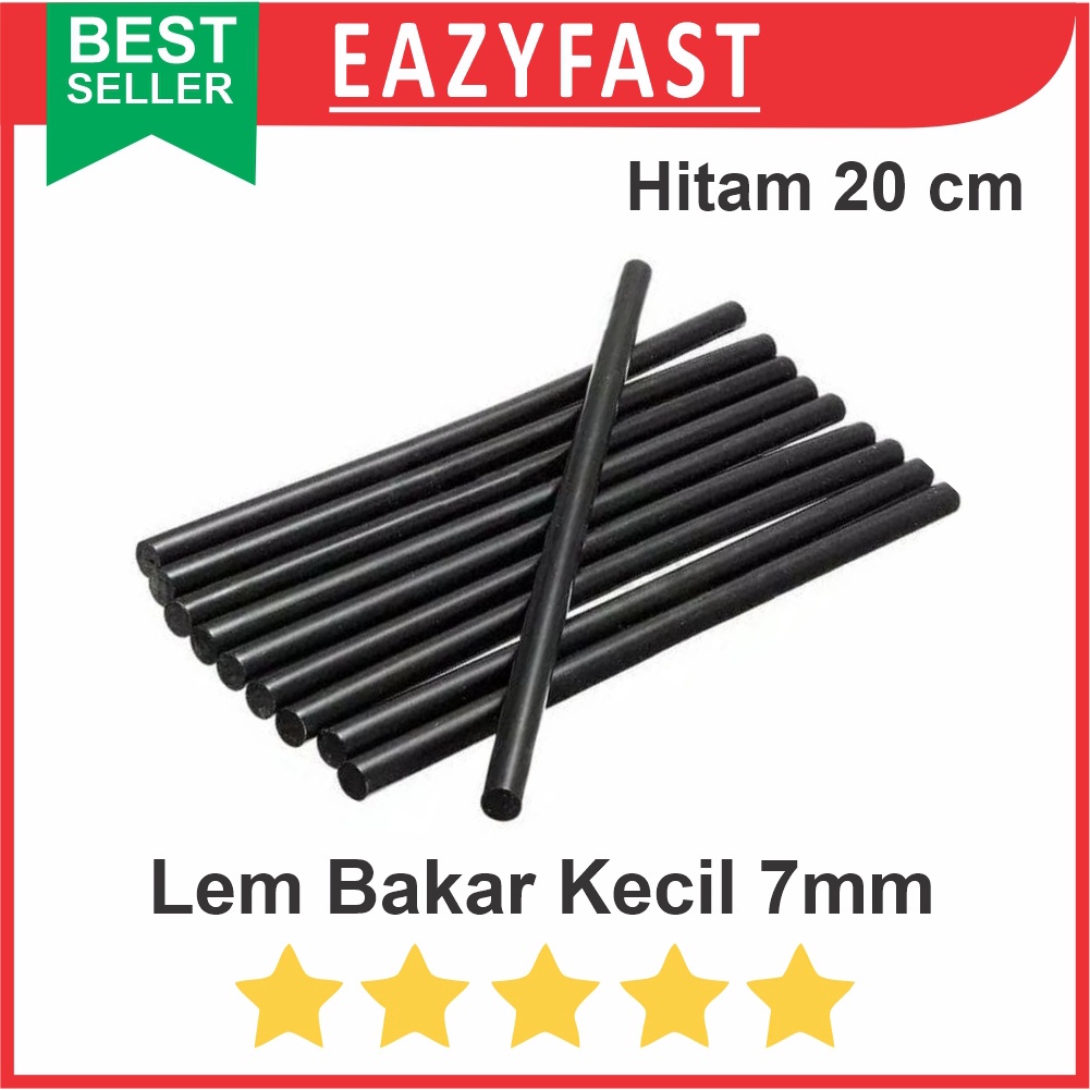 Lem Lilin Sticks Batang Kecil dia 7mm Hitam