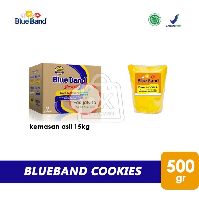 

Blue Band Cake And Cookies / Blueband Gold Margarin (Repack 500gr) - FasyAnita Mart Denpasar