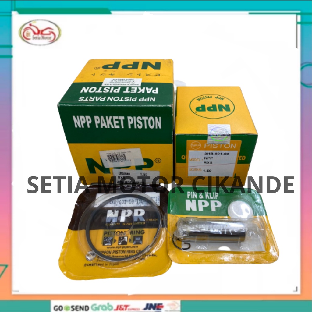 Piston Kit Seher Paket Rx King Special Oversize OS 150 NPP