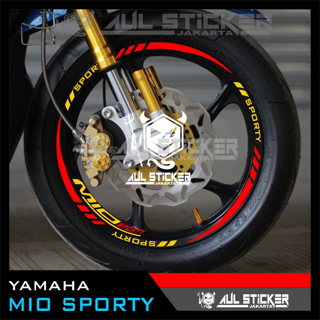 Sticker velg Yamaha MIO SPORTY custom