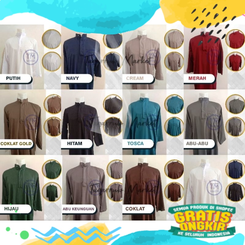 Jubah Pria Polos Gamis Taqwa Pria Polos Gamis Gamis Polos Jubah Polos Gamis Model Alharamain Gamis A