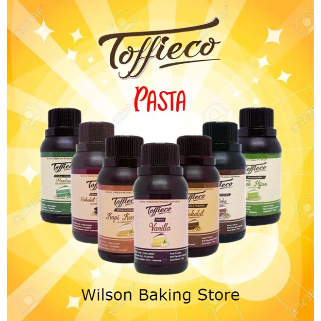 

JKL0182 Toffieco Pasta Perisa Stroberi Black Forest Zero Bakar Mocca Mangga - Strawberry