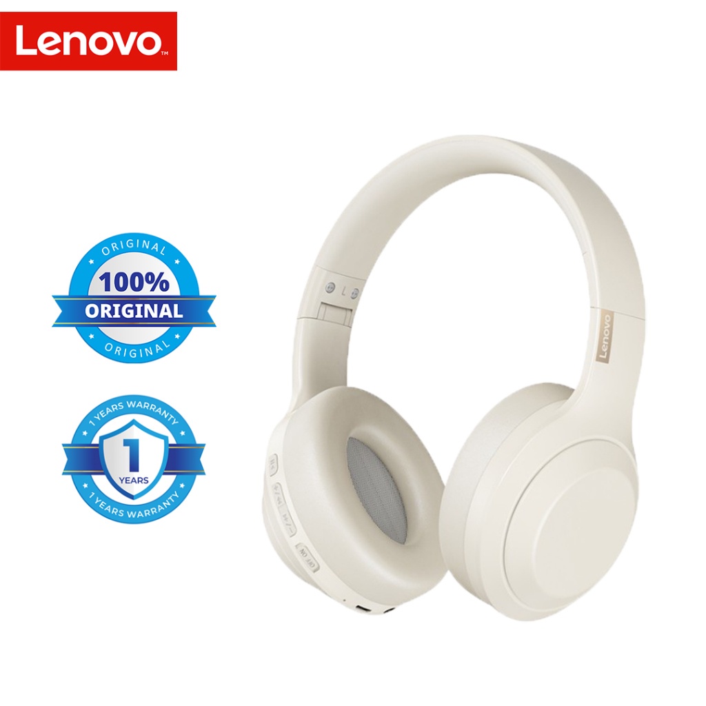 Lenovo TH10 Headphone Bluetooth Wireless Headset Earphone 5.0 Bluetooth Headphone