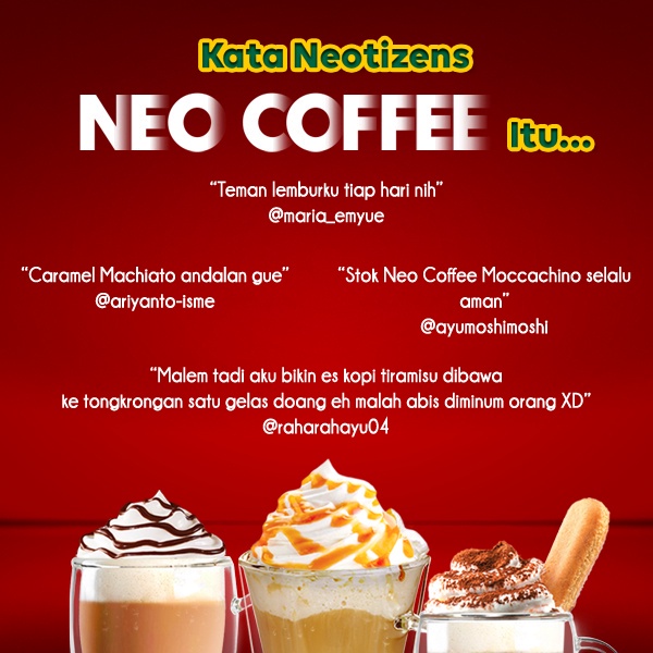 Neo Coffee Kopi Instan Caramel Macchiato Pack 20 gr isi 6 + 3 pcs x3 - Gambar 3