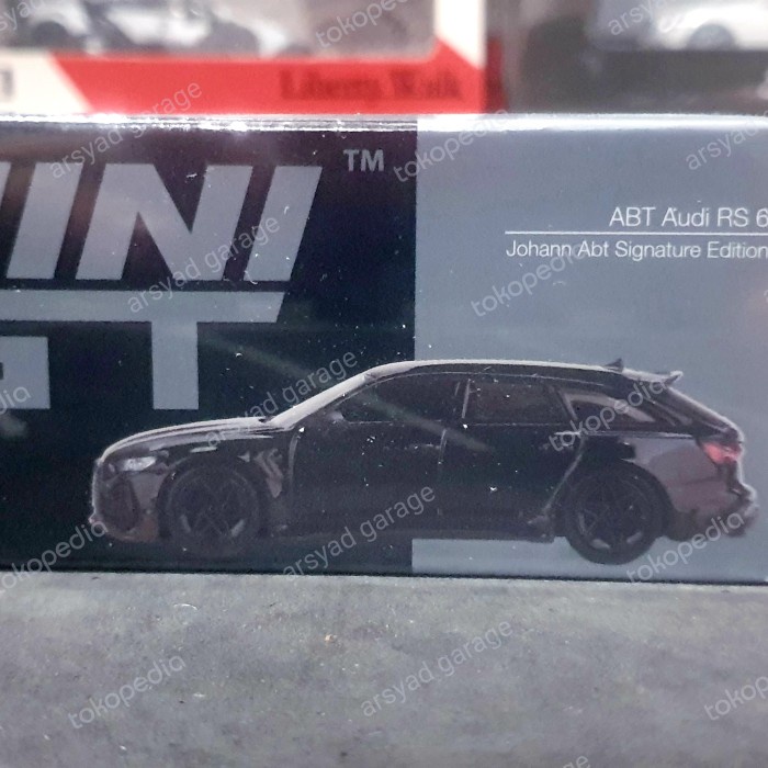 Diecast Mini GT ABT Audi RS6 Johan ABT Signature Edition no 514 Segel LP27