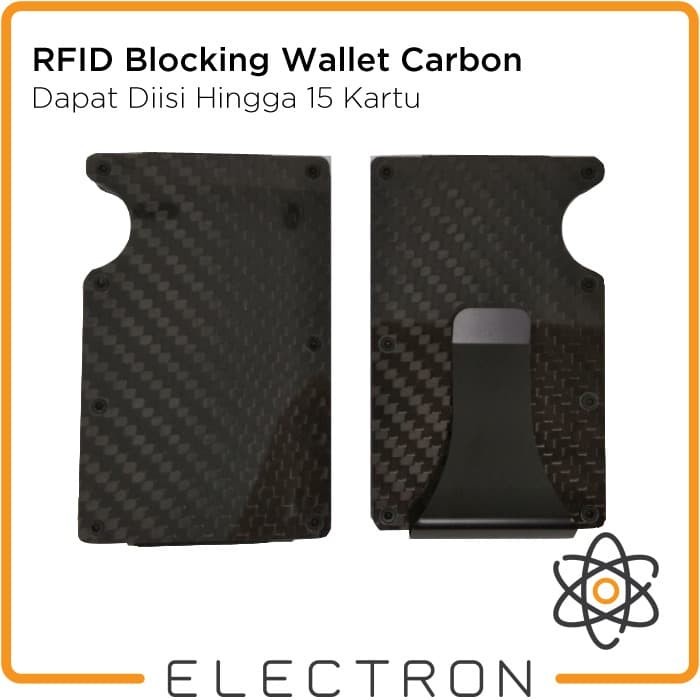 

[Promo]New RFID Blocking Wallet Carbon Card Money Clip Dompet Holder Kartu