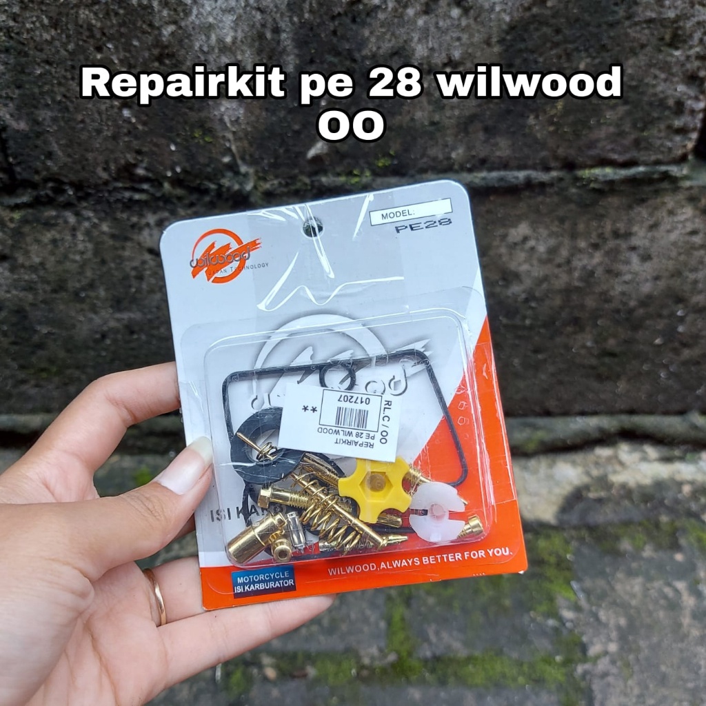 REPAIRKIT PE 28 WILWOOD || REPAIRKIT PE CARBULATOR 28 MERK WILWOOD