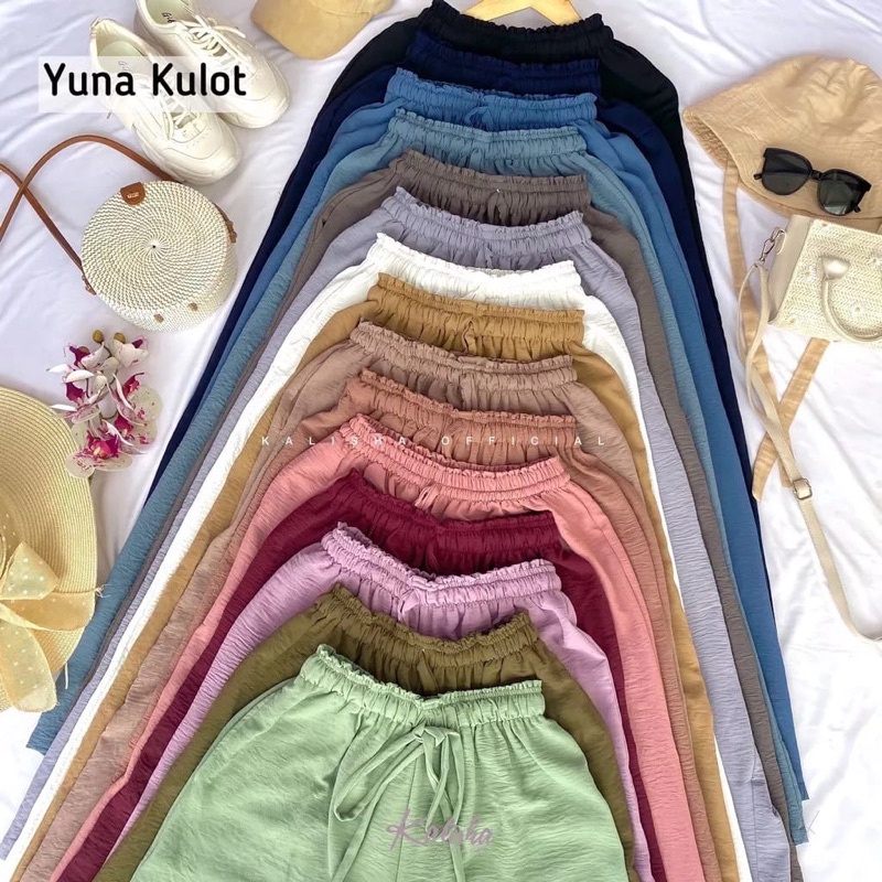 Kulot Crinkle Premium / Kulot Crinkle / Kulot Crinkle Airflow / Airflow Crinkle / Celana Kulot Wanit