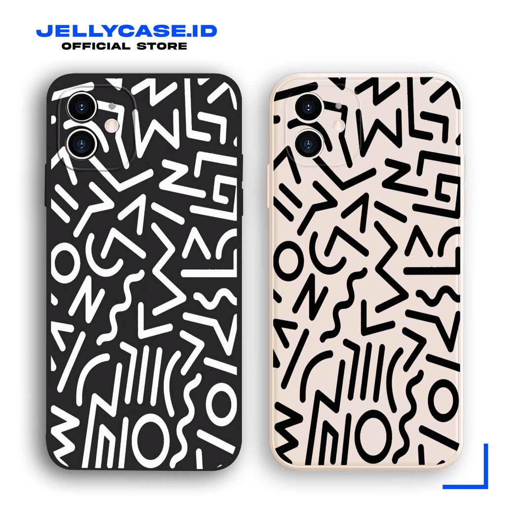 Soft Case Infinix Note 30 Hot30 Smart 7 Smart5 Hot10Play Hot 9 Play Note12 JE010 Garis Wave Zigzag Softcase HP Aesthetic Casing Jelly Anime Kartun CameraPro