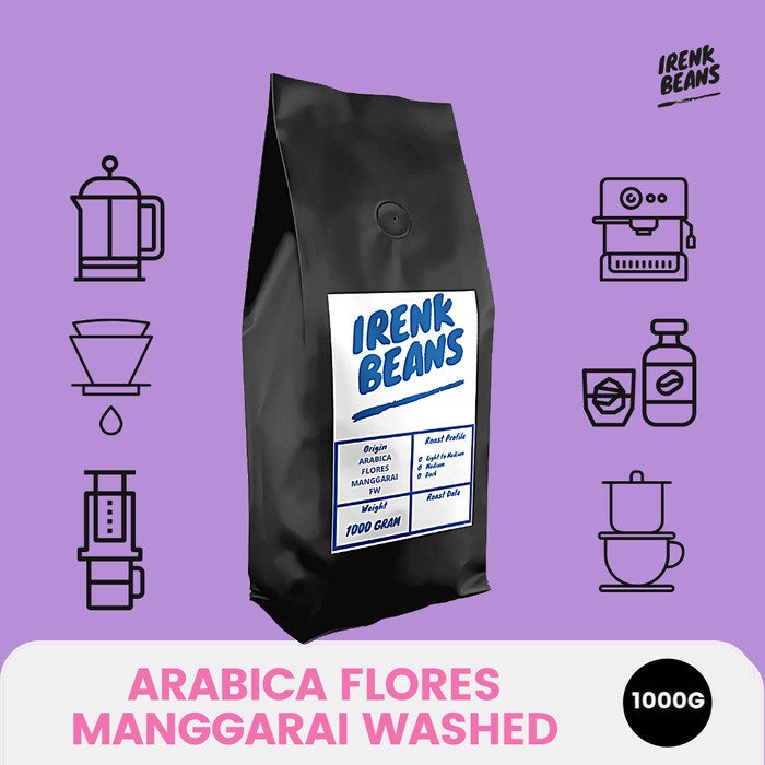 

Kopi Arabica Flores Manggarai Washed 1000g Biji Bubuk - BIJI KOPI