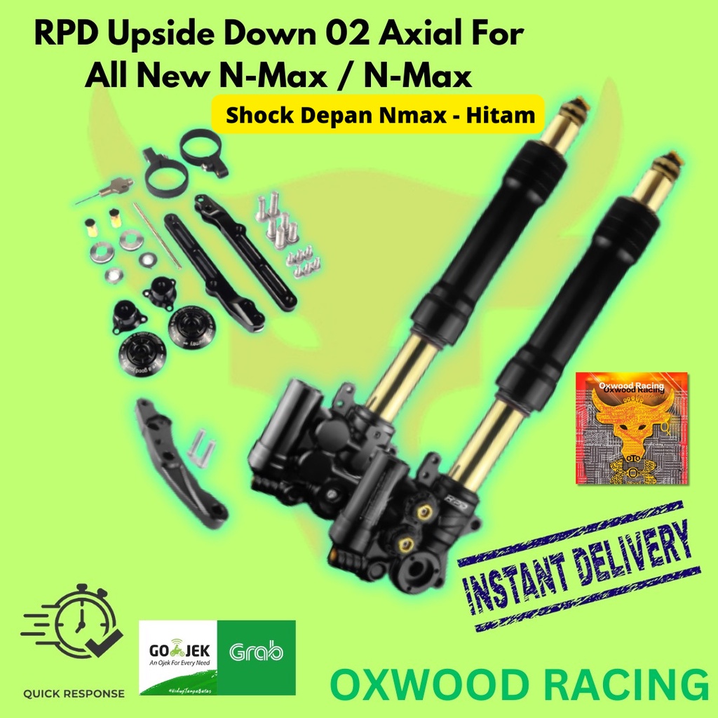 Usd Upside down Nmax RPD Axial 02 / Shock Depan Nmax  - Hitam