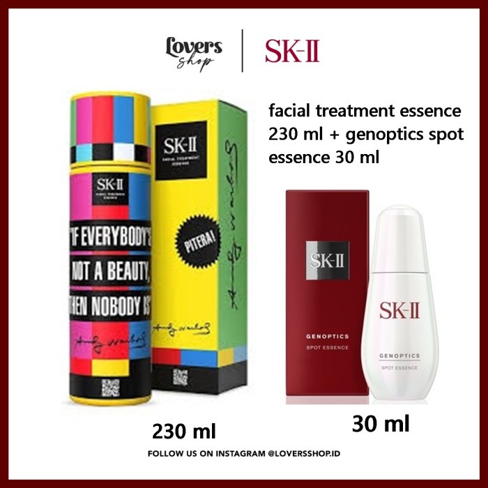 [New] SK-II/SK2/SKII/SK II FACIAL TREATMENT ESSENCE + GENOPTICS SPOT ESSENCE