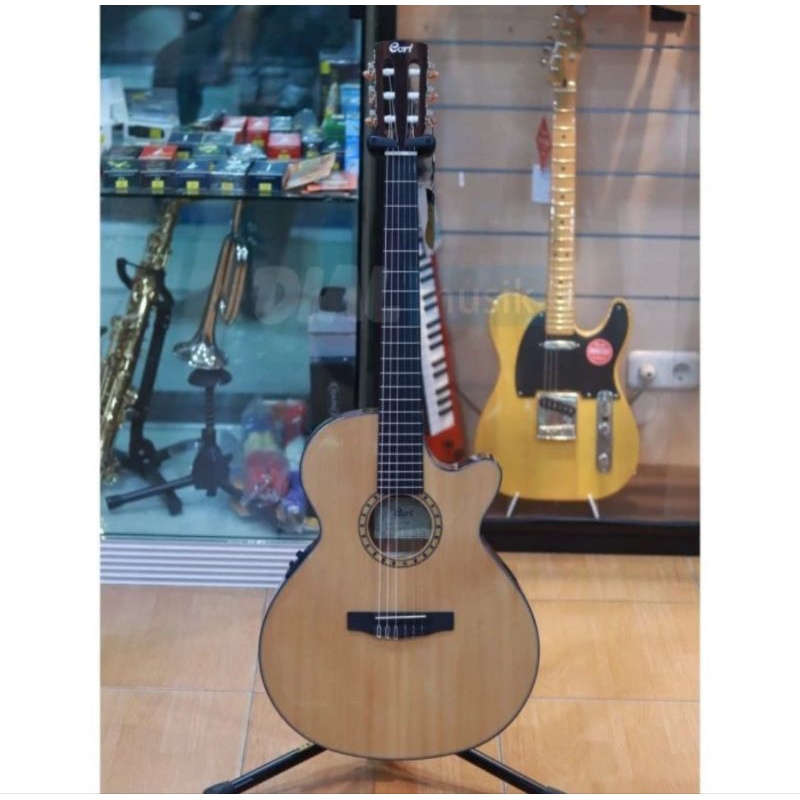 Cort CEC5 Akustik Elektrik Nylon - Gitar Klasik Elektrik