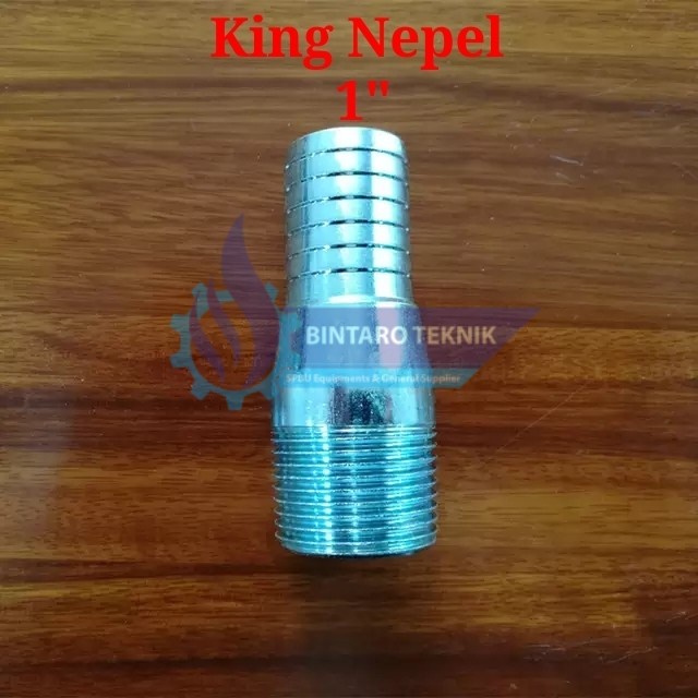 King Nepel 1" Nepel King 1 inch Galvanis Konektor Selang 1inch