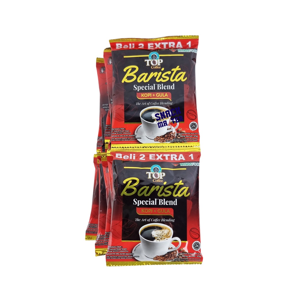 

Top Kopi Barista Renceng - Netto 15 bks x 25 gr.