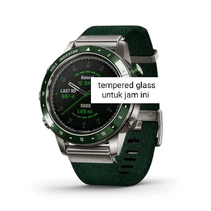 TG tempered glass for GARMIN MARQ Golfer nti gores jam tangan pelindung layar screen protector watch
