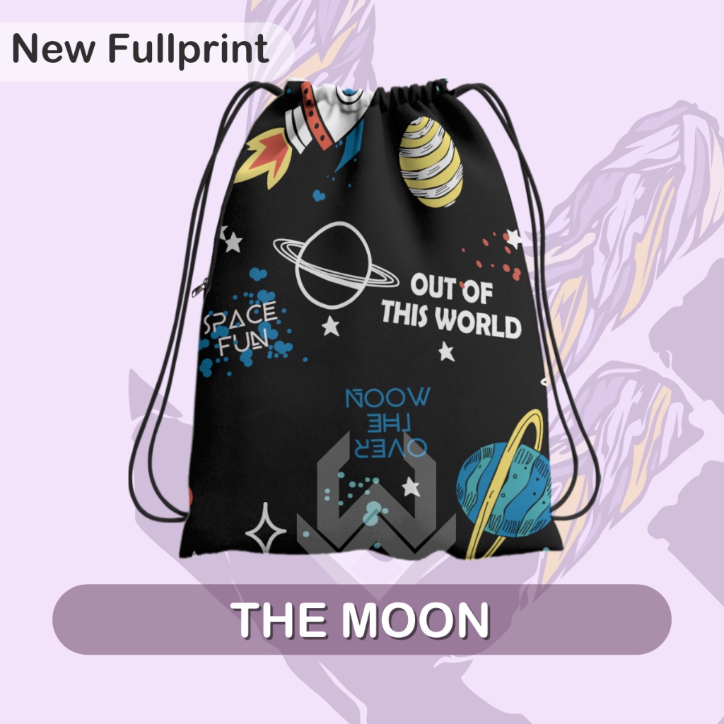 Tas Serut Futsal Bola Olahraga / Gymsack String Bag Drawstringbag tas serut full print Gym Terlaris