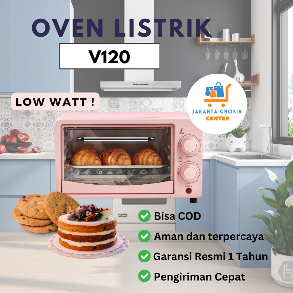 Advance Votre Oven Listrik Mini V-120 Kapasitas 12 liter Low Watt